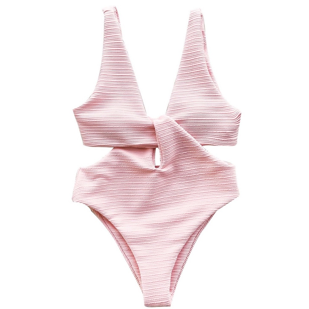 Cupshe Pink One-Piece Bikini